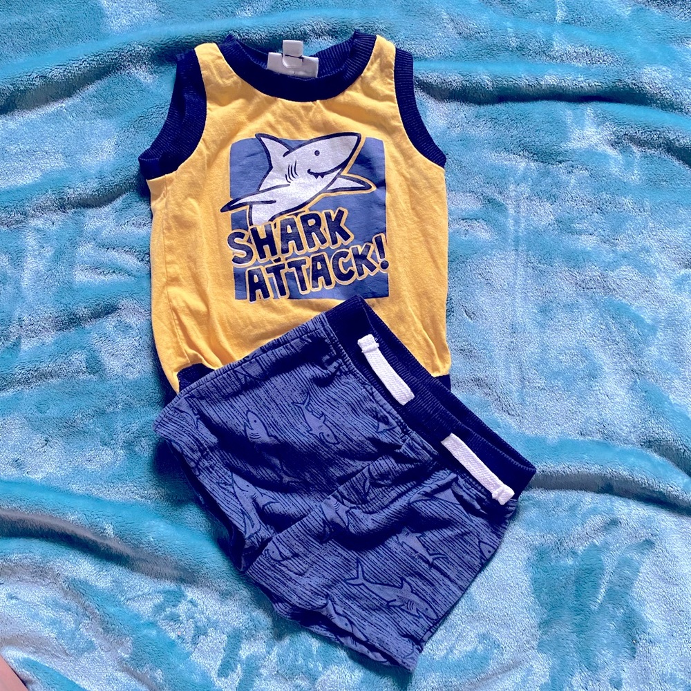 Shark shorts outfit